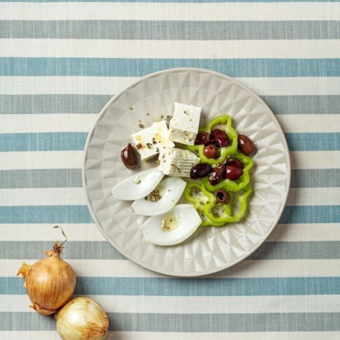 Talerz ceramiczny szary deserowy płytki SOHO CLASSIC 20 cm