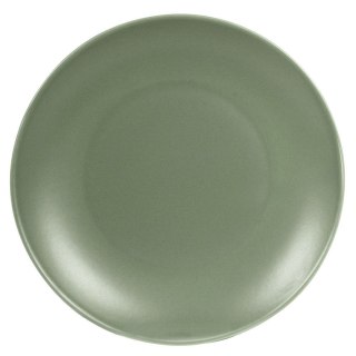 Talerz deserowy płaski płytki ceramiczny talerzyk na desery zielony ALFA 21,5 cm