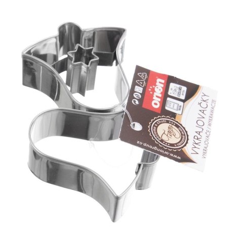 Wykrawacz cukierniczy stalowy / foremka do ciastek pierników dzwonek zestaw 2 szt.