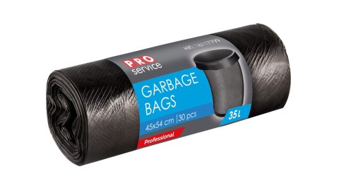 Worki Na Śmieci PRO 45x54 Czarne HD 35L 30 szt.