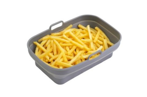 AD 6736 Tacka silikonowa do frytkownicy powietrznej | 19,8 cm x 13,1 cm | wielokrotnego użytku | silikon spożywczy bpa free