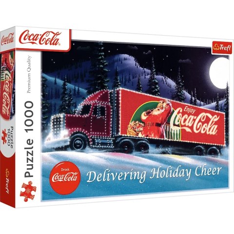 Puzzle - 1000 XMAS - Coca-Cola: Świąteczna Ciężarówka - Trefl 10941