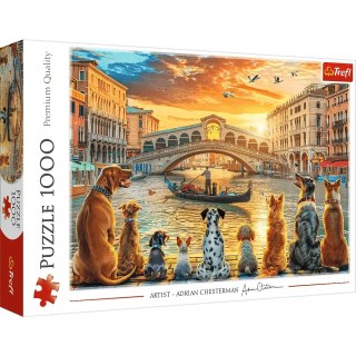 Puzzle - 1000 - Pieski w Wenecji - Trefl 10944
