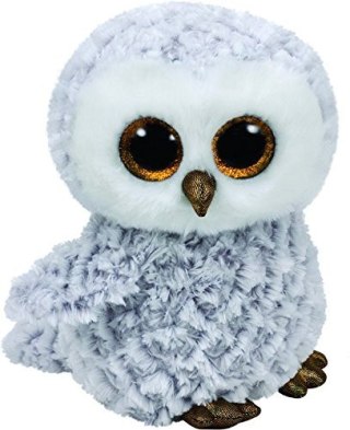 Maskotka ty beanie boos owlette - biała sowa, 24 cm