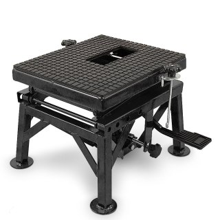 Podnośnik nożycowy Hydrauliczny mobilny Stalowy 135KG do motocykla