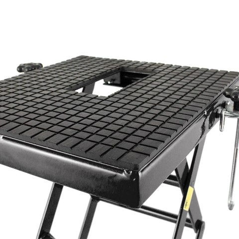 Podnośnik nożycowy Hydrauliczny mobilny Stalowy 135KG do motocykla