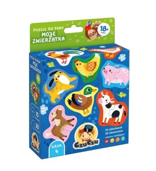 Puzzle do pary - moje zwierzątka