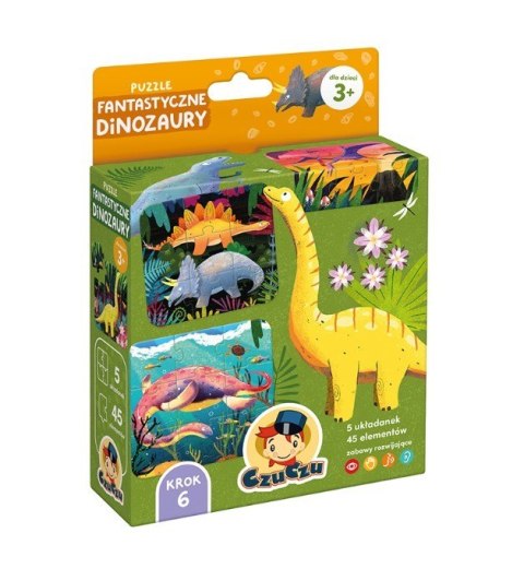 Puzzle - fantastyczne dinozaury