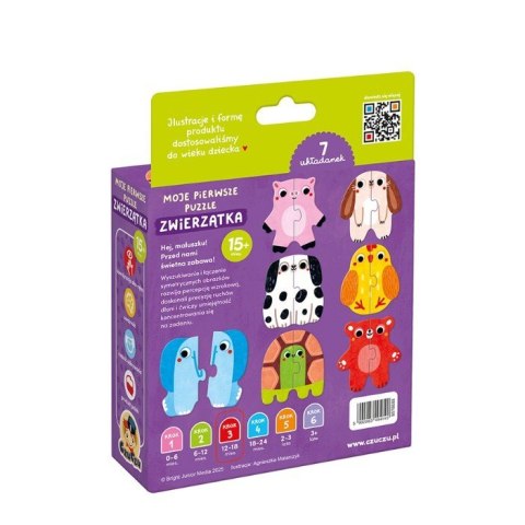 Puzzle moje pierwsze puzzle - zwierzątka