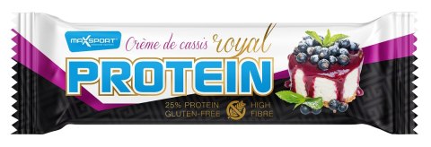 BATON PROTEINOWY O SMAKU CZARNEJ PORZECZKI W POLEWIE BIAŁEJ BEZGLUTENOWY 60 g - MAXSPORT