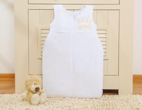 Śpiworek niemowlęcy- Little Prince/Princess biały