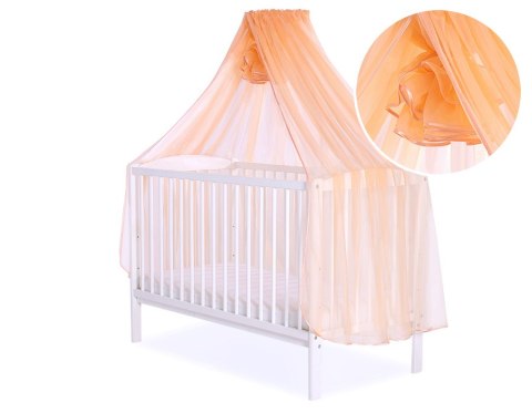 Moskitiera uniwersalna z szyfonu - brzoskwiniowa