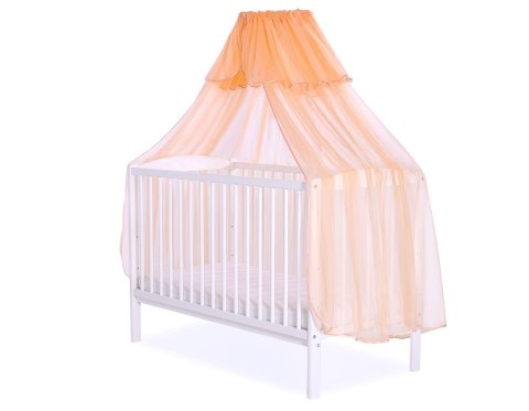 Moskitiera uniwersalna z szyfonu - brzoskwiniowa