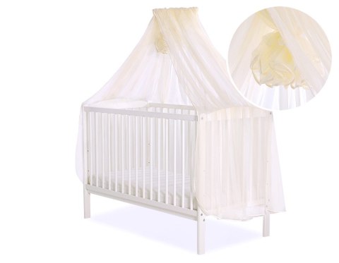 Moskitiera uniwersalna z szyfonu - kremowa