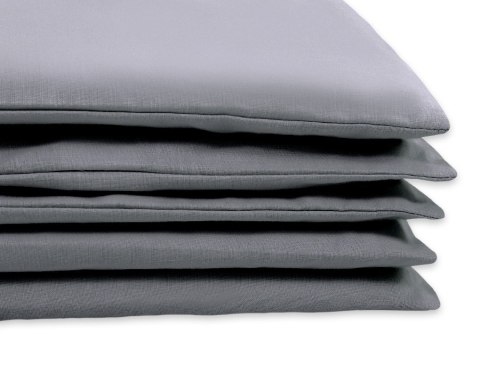 Bawełniana pościel dla dzieci 2-częściowa poszewki na poduszkę 60x40 i na kołderkę 120x90 - antracyt