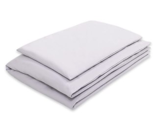 Bawełniana pościel dla dzieci 2-częściowa poszewki na poduszkę 60x40 i na kołderkę 120x90 - szara