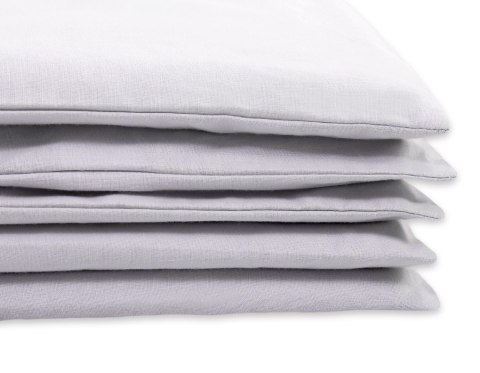 Bawełniana pościel dla dzieci 2-częściowa poszewki na poduszkę 60x40 i na kołderkę 120x90 - szara