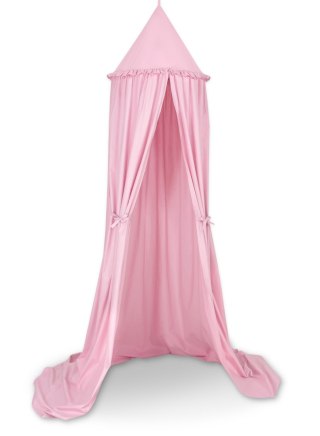 Baldachim wiszący bawełniany do pokoju dziecięcego - różowy