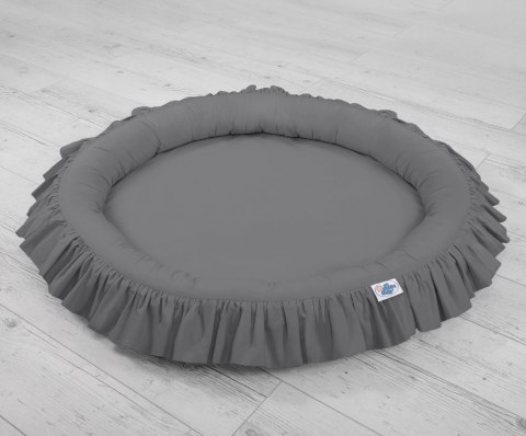 Gniazdko z falbanką - antracyt