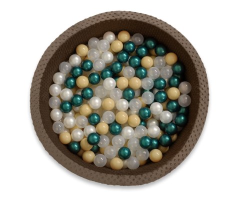 Plastikowe piłeczki do suchego basenu 50szt. - zielony perłowy