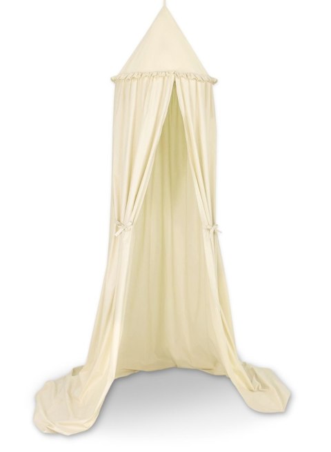 Baldachim wiszący bawełniany do pokoju dziecięcego - kremowy