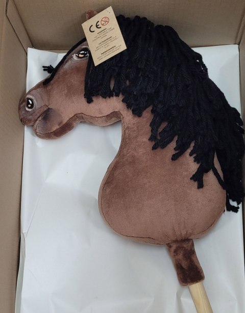 Hobby Horse Duży koń na kiju Premium - gniady A3