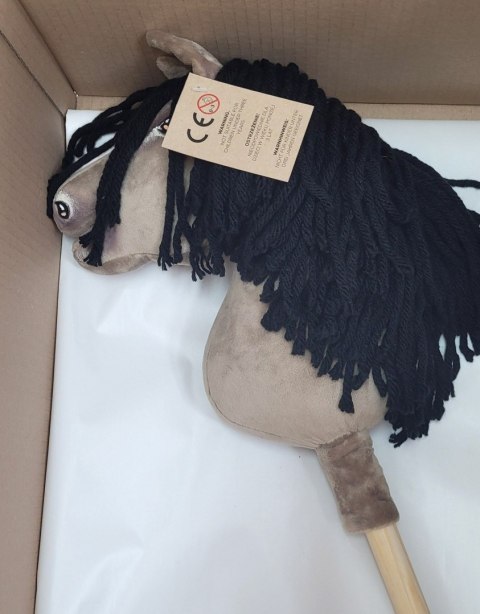 Hobby Horse Mały koń na kiju Premium - bułany A4