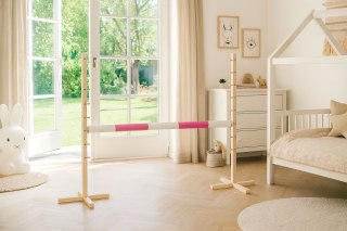 Przeszkoda skokowa do Hobby Horse 120cm, belka różowa