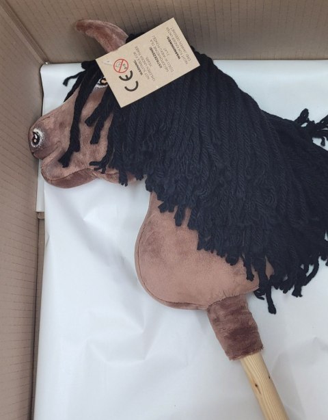 Hobby Horse Mały koń na kiju Premium - gniady A4