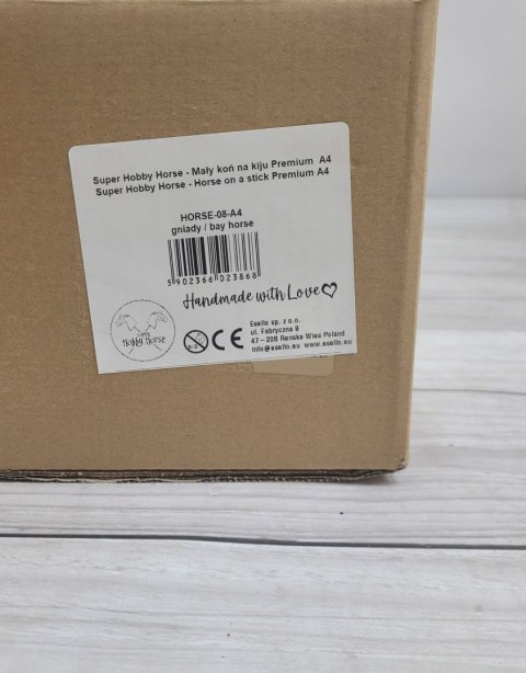 Hobby Horse Mały koń na kiju Premium - gniady A4