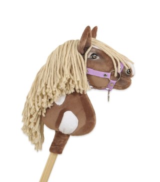 Hobby Horse Mały koń na kiju Premium - western III gniady z jasną grzywą A4