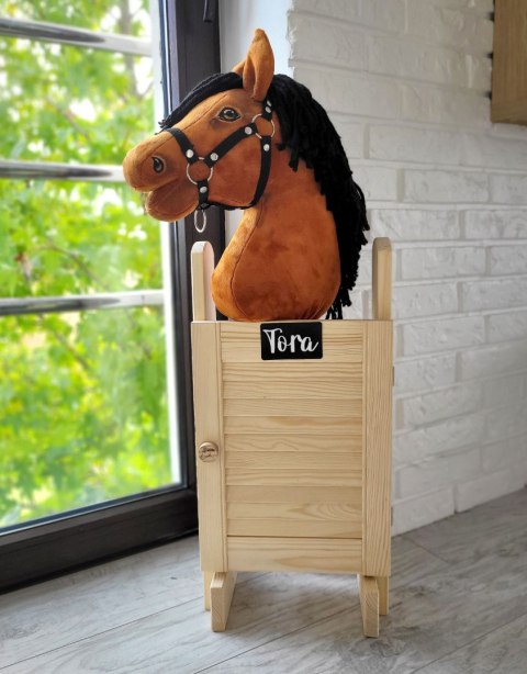 Duża pojedyncza stajnia Hobby Horse z drzwiczkami
