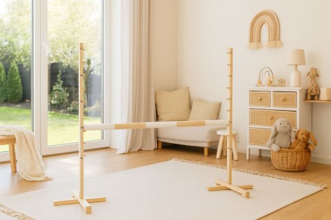 Belka do przeszkody do skakania na Hobby Horse - beżowa - 120 cm