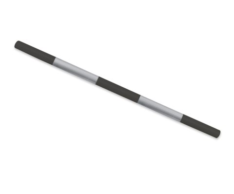 Belka do przeszkody do skakania na Hobby Horse - czarno-srebrna - 120 cm