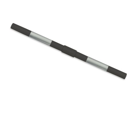 Belka do przeszkody do skakania na Hobby Horse - czarno-srebrna - 160 cm