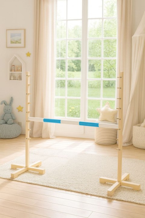 Belka do przeszkody do skakania na Hobby Horse - jasnoniebieska - 120 cm