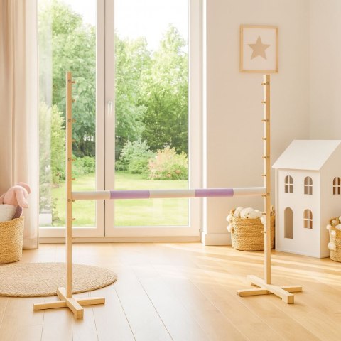 Belka do przeszkody do skakania na Hobby Horse - jasny fiolet - 120 cm