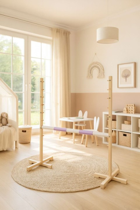 Belka do przeszkody do skakania na Hobby Horse - jasny fiolet - 120 cm