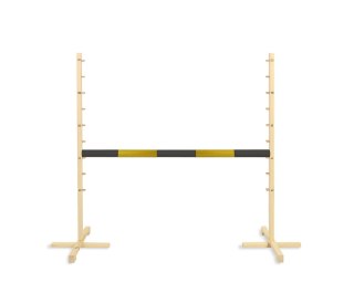 Przeszkoda skokowa do Hobby Horse 120cm, belka czarno-złota