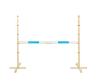 Przeszkoda skokowa do Hobby Horse 160cm, h-120 cm, belka jasnoniebieska