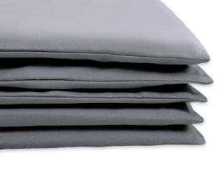 Bawełniana pościel dla dzieci 2 części poszewki na poduszkę i na kołderkę 135x100 - antracyt