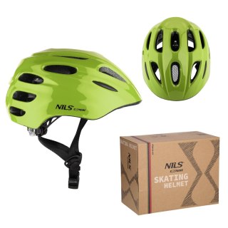 MTW01 LED ZIELONY ROZM. XS (49-55 cm) KASK NILS EXTREME