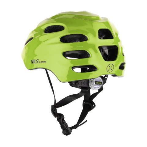 MTW01 LED ZIELONY ROZM. XS (49-55 cm) KASK NILS EXTREME