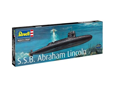 Model plastikowy statek s.s.b. abraham lincoln w/in 1/253
