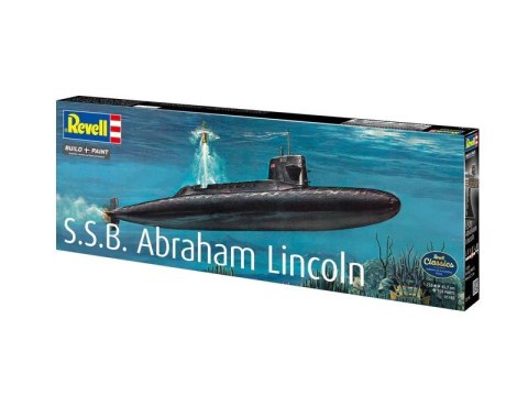 Model plastikowy statek s.s.b. abraham lincoln w/in 1/253