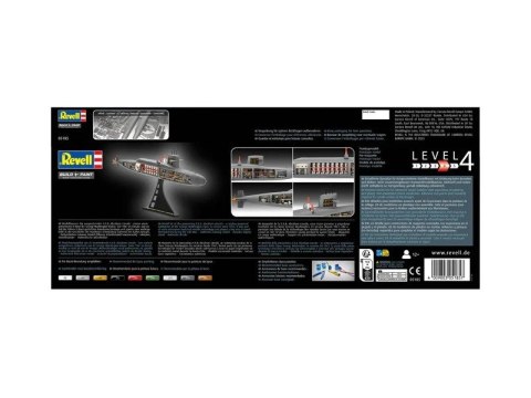 Model plastikowy statek s.s.b. abraham lincoln w/in 1/253
