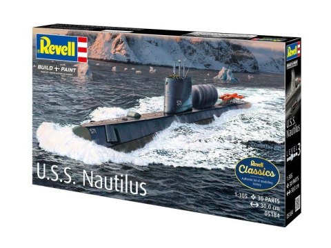 Model plastikowy statek u.s.s. nautilus 1/305