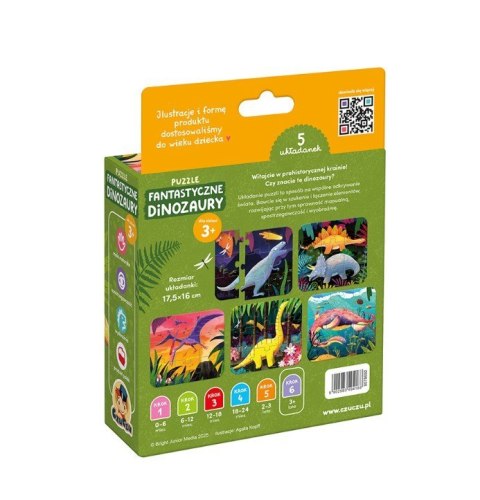 Puzzle - fantastyczne dinozaury