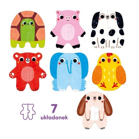 Puzzle moje pierwsze puzzle - zwierzątka