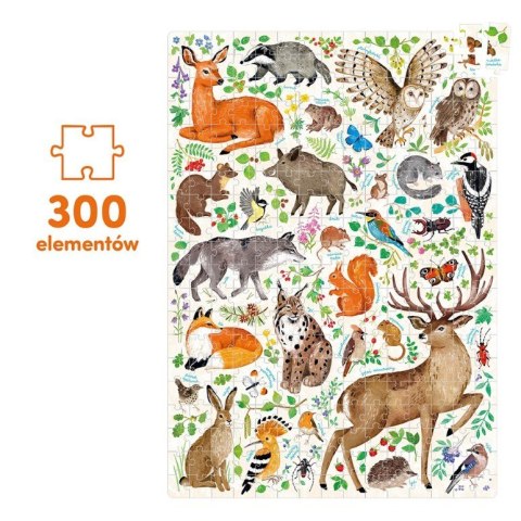 Puzzle odkrywcy - dzika przyroda 300 elementów